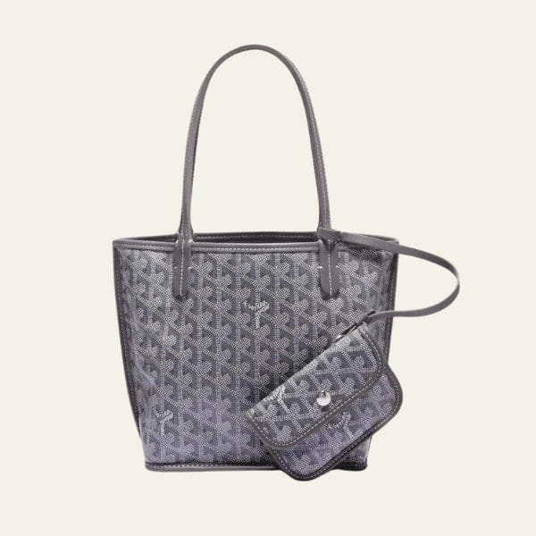Velira Bags Pilka Biarritz akmenukų mini rankinė