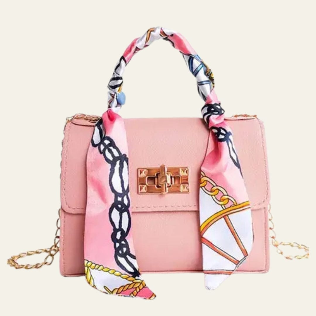 Velira Bags Rožinė Sorrento Šaliku Apvyniota Mini Rankinė