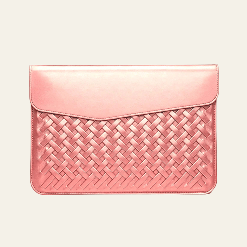 Velira Bags Rožinė / Standartinė Kaprų Audinė Laptop Clutch