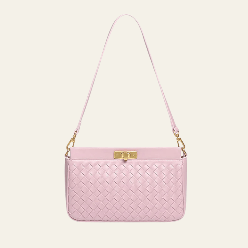 Velira Bags Rožinė / Standartinis Beatrice Woven Shoulder Bag