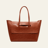 Velira Bags Ruda / Įprastas Claudia krokodilo rašto rankinė