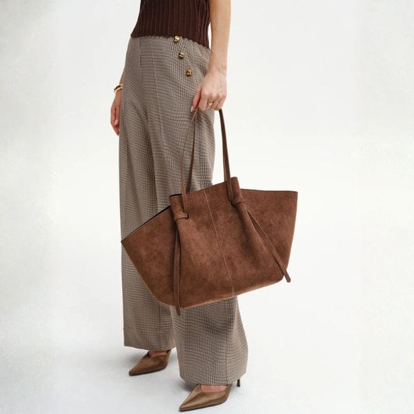 Velira Bags Ruda Palermo Minkšto Velveto Oversize Rankinė