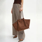 Velira Bags Ruda Palermo Minkštos Suede Oversize Rankinė