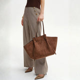 Velira Bags Ruda Palermo Minkštos Suede Oversize Rankinė