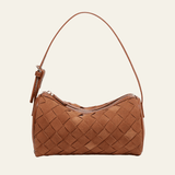 Velira Bags Ruda Siena Audinė Suede Peties Krepšys