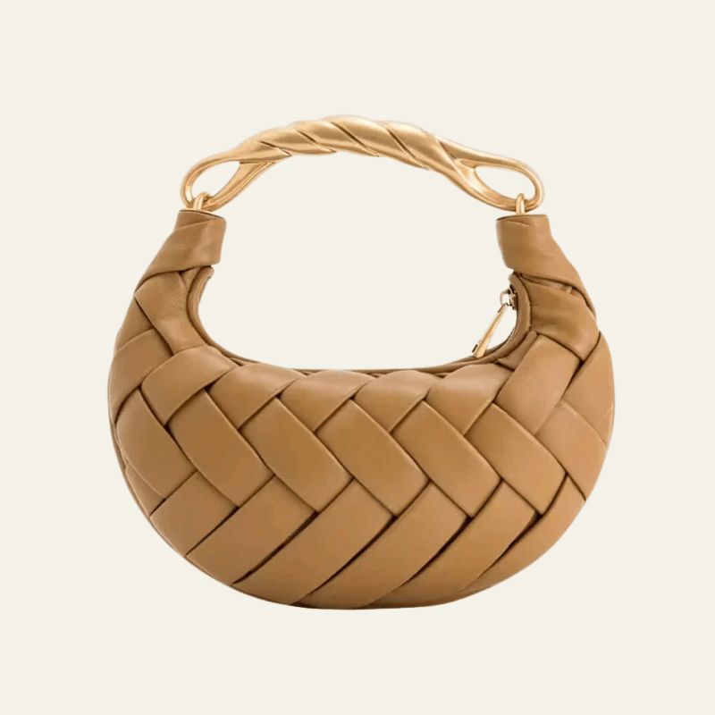 Velira Bags Ruda / Standartinis Aleksandros Nertinė Mini Hobo Rankinė