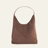 Velira Bags Ruda Valensijos Suede Hobo Krepšys