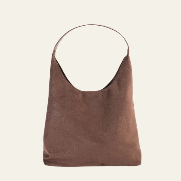 Velira Bags Ruda Valensijos Suede Hobo Krepšys