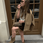 Velira Bags Siena Audinė Suede Peties Krepšys
