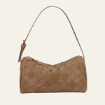 Velira Bags smėlinė Siena Audinė Suede Peties Krepšys