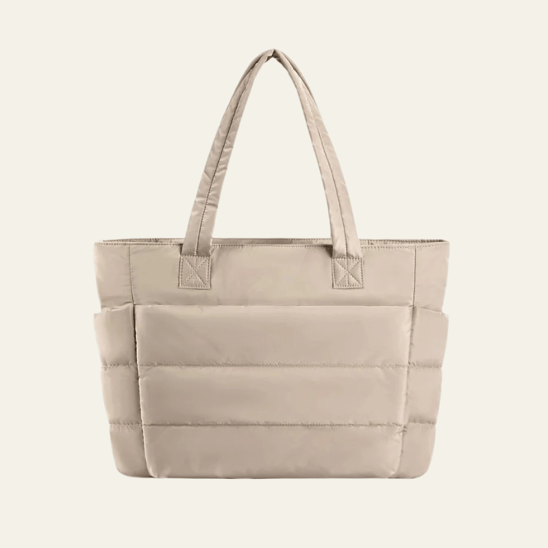 Velira Bags Smėlio / Reguliarus Alex Puffer Tote Krepšys