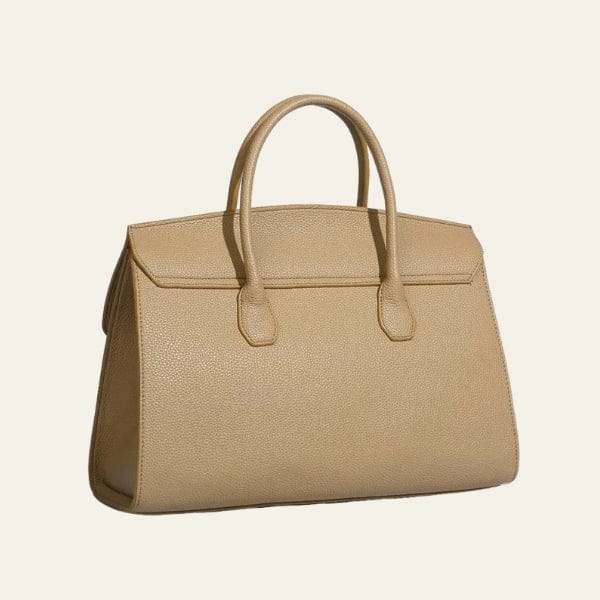 Velira Bags Šviesiai ruda Siena tekstūruota rankinė