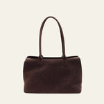 Velira Bags Tamsiai ruda Siena Suede Peties Krepšys