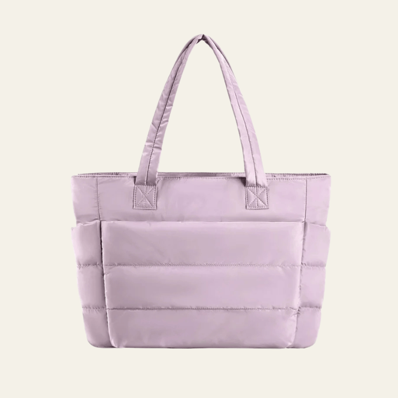 Velira Bags Violetinė / Reguliarus Alex Puffer Tote Krepšys