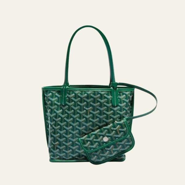 Velira Bags Žalia Biarritz akmenukų mini rankinė