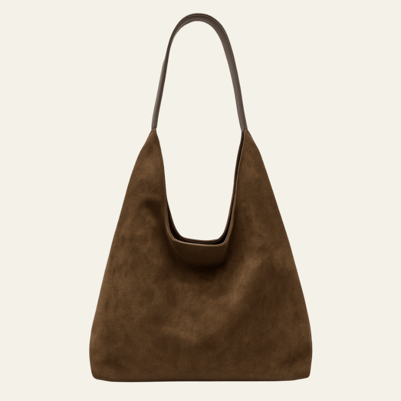 Velira Bags Žalia Siena Suede Hobo Krepšys