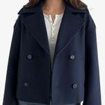 Velira Blend Double-Breasted Trench Coat | Maya Blend dvigubo užsegimo paltas | Maya