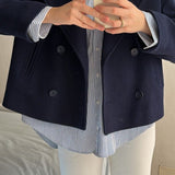 Velira Blend Double-Breasted Trench Coat | Maya Blend dvigubo užsegimo paltas | Maya