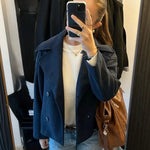 Velira Blend Double-Breasted Trench Coat | Maya Blend dvigubo užsegimo paltas | Maya