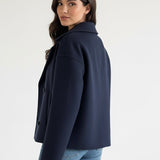 Velira Blend Double-Breasted Trench Coat | Maya Blend dvigubo užsegimo paltas | Maya