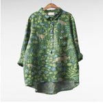 Velira blouse Raštas 10 / S 55-65KG Mireva - Elegantiška Vintage Bluzonė