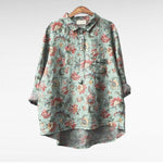 Velira blouse Raštas 2 / S 55-65KG Mireva - Elegantiška Vintage Bluzonė