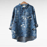 Velira blouse Raštas 7 / S 55-65KG Mireva - Elegantiška Vintage Bluzonė