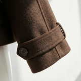 Velira Camille | Brown Blend Cropped Trench Jacket Camille | Ruda Mišinys Trumpa Paltinė Striukė