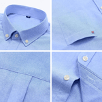 Velira Camisa Masculina Oxford Manga Longa Vyriška Oxford ilgomis rankovėmis marškiniai