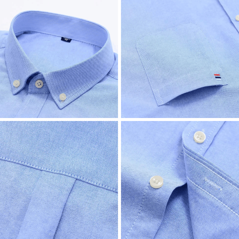 Velira Camisa Masculina Oxford Manga Longa Vyriška Oxford ilgomis rankovėmis marškiniai
