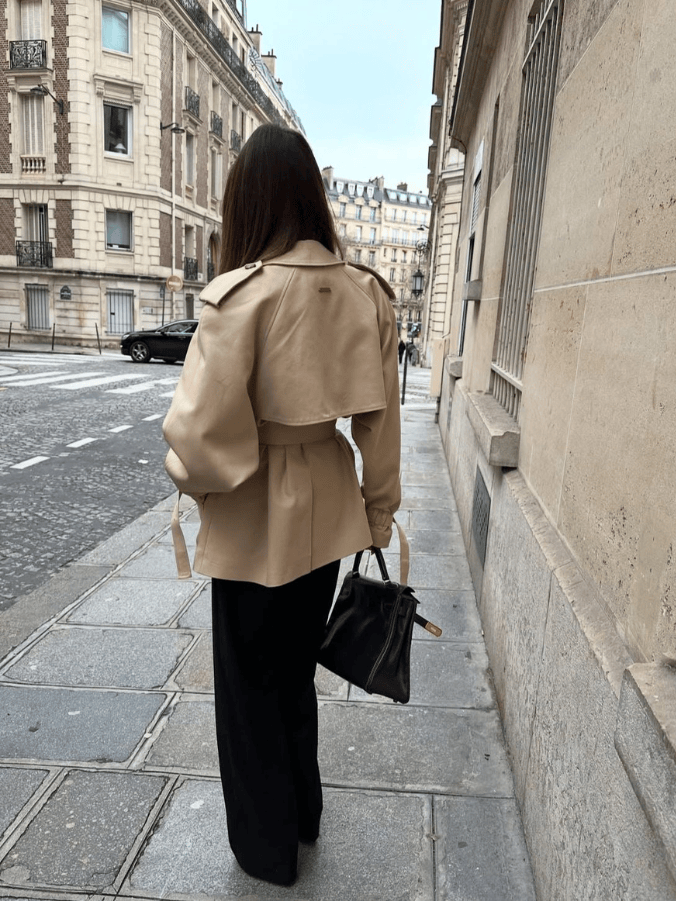 Velira Cath | Short Belted Trench Coat Cath | Trumpas diržinis lietpaltis
