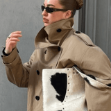 Velira Cath | Short Belted Trench Coat Cath | Trumpas diržinis lietpaltis