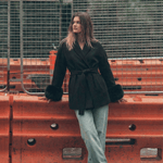 Velira Celine | Belted Coat with Faux Fur Cuffs Celine | Diržinė Striukė su Dirbtinės Odos Rankovėmis