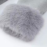 Velira Celine | Belted Coat with Faux Fur Cuffs Celine | Diržinė Striukė su Dirbtinės Odos Rankovėmis