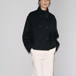 Velira Clara | Blend High-Neck Short Coat Clara | Mišinio Aukštu Kaklu Trumpas Paltas