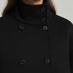 Velira Clara | Blend High-Neck Short Coat Clara | Mišinio Aukštu Kaklu Trumpas Paltas