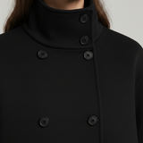 Velira Clara | Blend High-Neck Short Coat Clara | Mišinio Aukštu Kaklu Trumpas Paltas