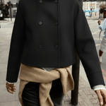 Velira Clara | Blend High-Neck Short Coat Clara | Mišinio Aukštu Kaklu Trumpas Paltas