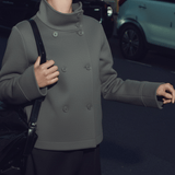 Velira Clara | Blend High-Neck Short Coat Clara | Mišinio Aukštu Kaklu Trumpas Paltas