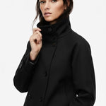 Velira Clara | Blend High-Neck Short Coat Clara | Mišinio Aukštu Kaklu Trumpas Paltas