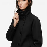 Velira Clara | Blend High-Neck Short Coat Clara | Mišinio Aukštu Kaklu Trumpas Paltas