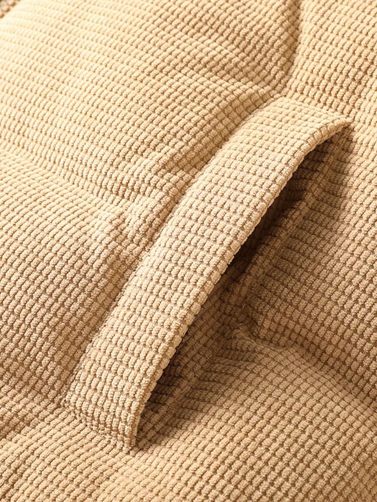 Velira Coats & Jackets Aksominis užtrauktukas pūkinis paltas