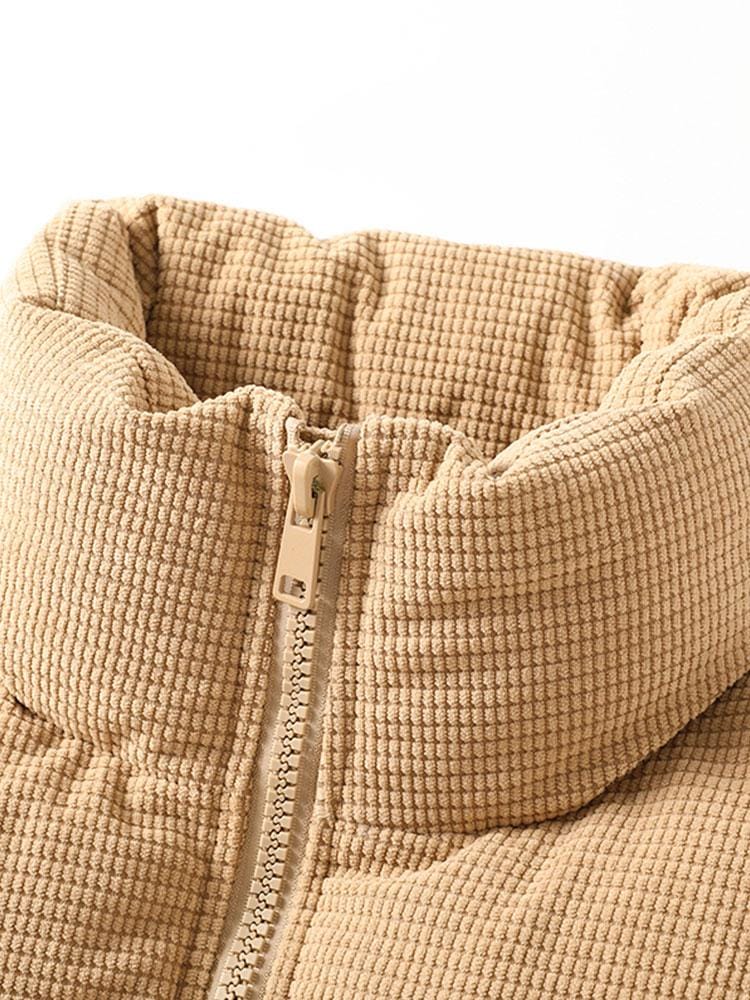 Velira Coats & Jackets Aksominis užtrauktukas pūkinis paltas