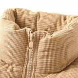 Velira Coats & Jackets Aksominis užtrauktukas pūkinis paltas