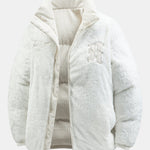Velira Coats & Jackets Apverčiamas Teddy Fleece Kordūrojo Paltas