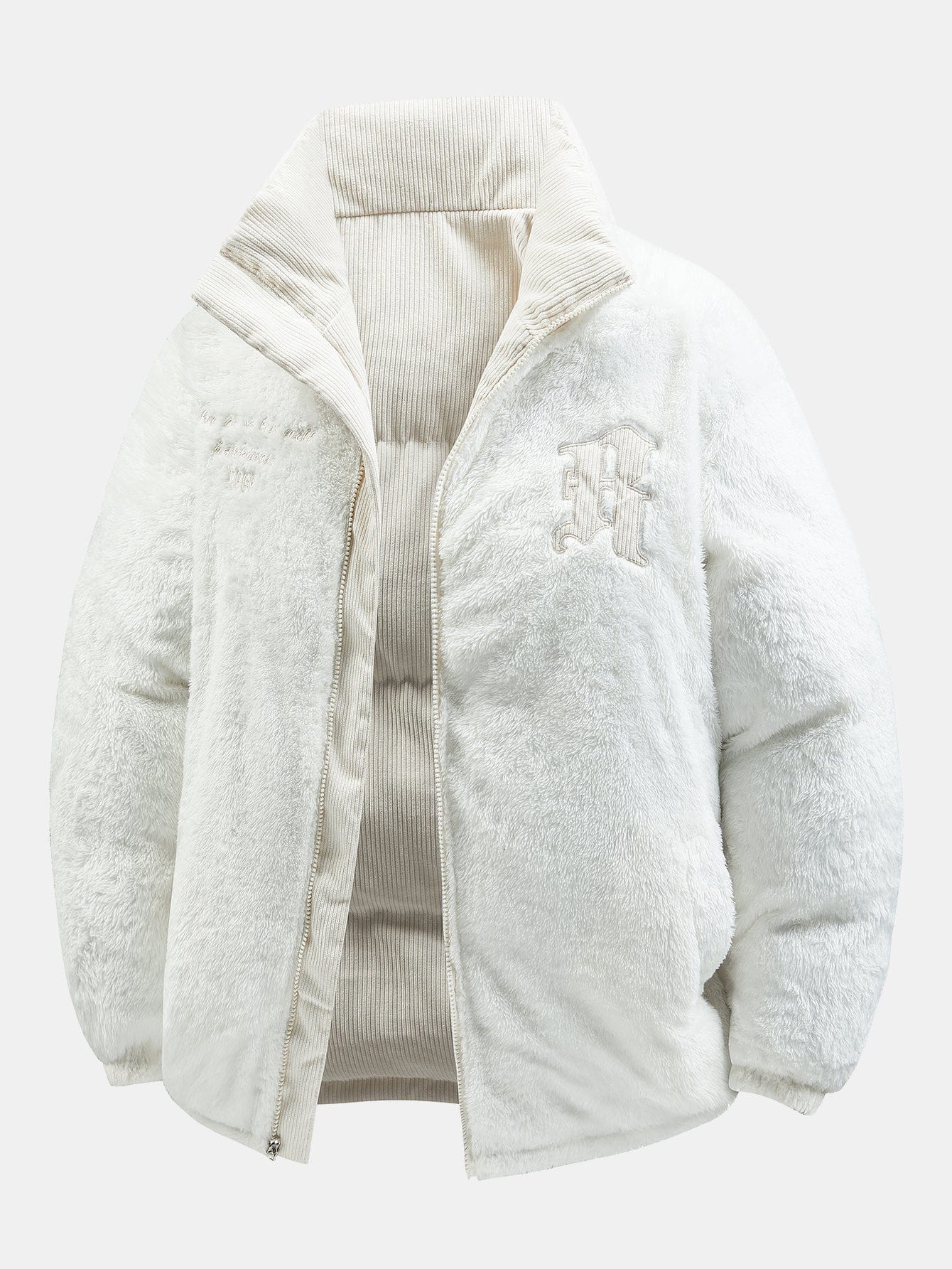 Velira Coats & Jackets Apverčiamas Teddy Fleece Kordūrojo Paltas