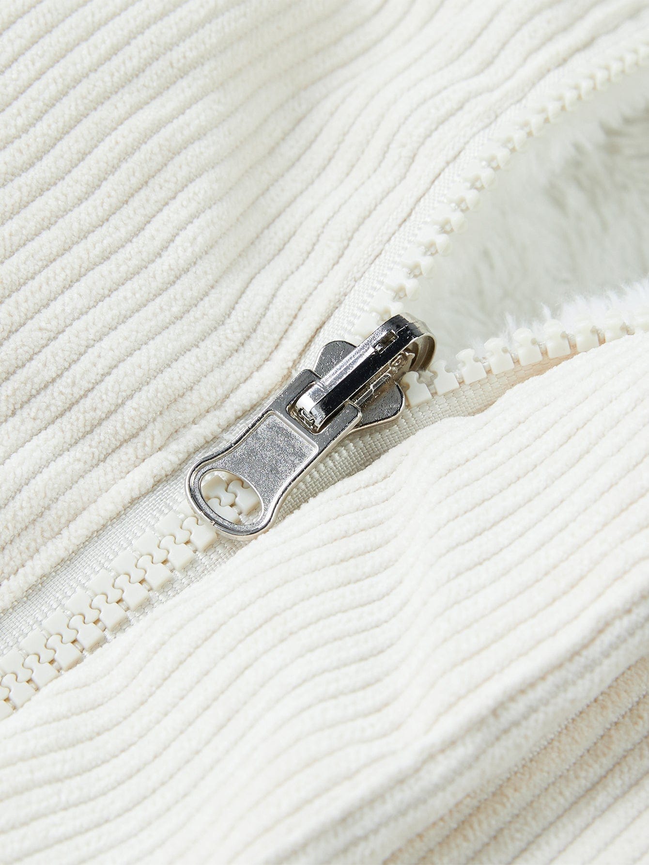Velira Coats & Jackets Apverčiamas Teddy Fleece Kordūrojo Paltas