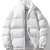 Velira Coats & Jackets balta / S Kordūro Pataisytas Užtrauktukas Pūkinis Paltas
