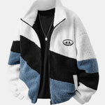 Velira Coats & Jackets balta / S Spalvų Bloko Teddy Zip-Up Striukė