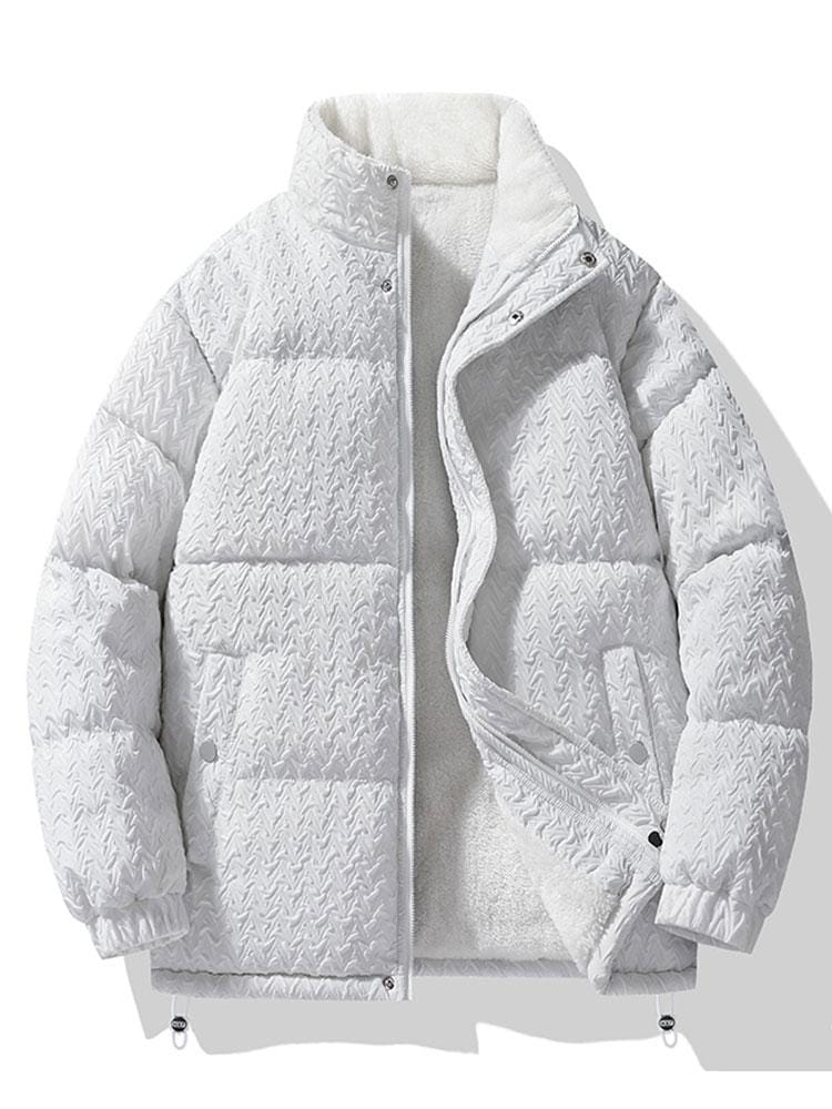 Velira Coats & Jackets balta / S Teddy pamušalu džinsinis paltas